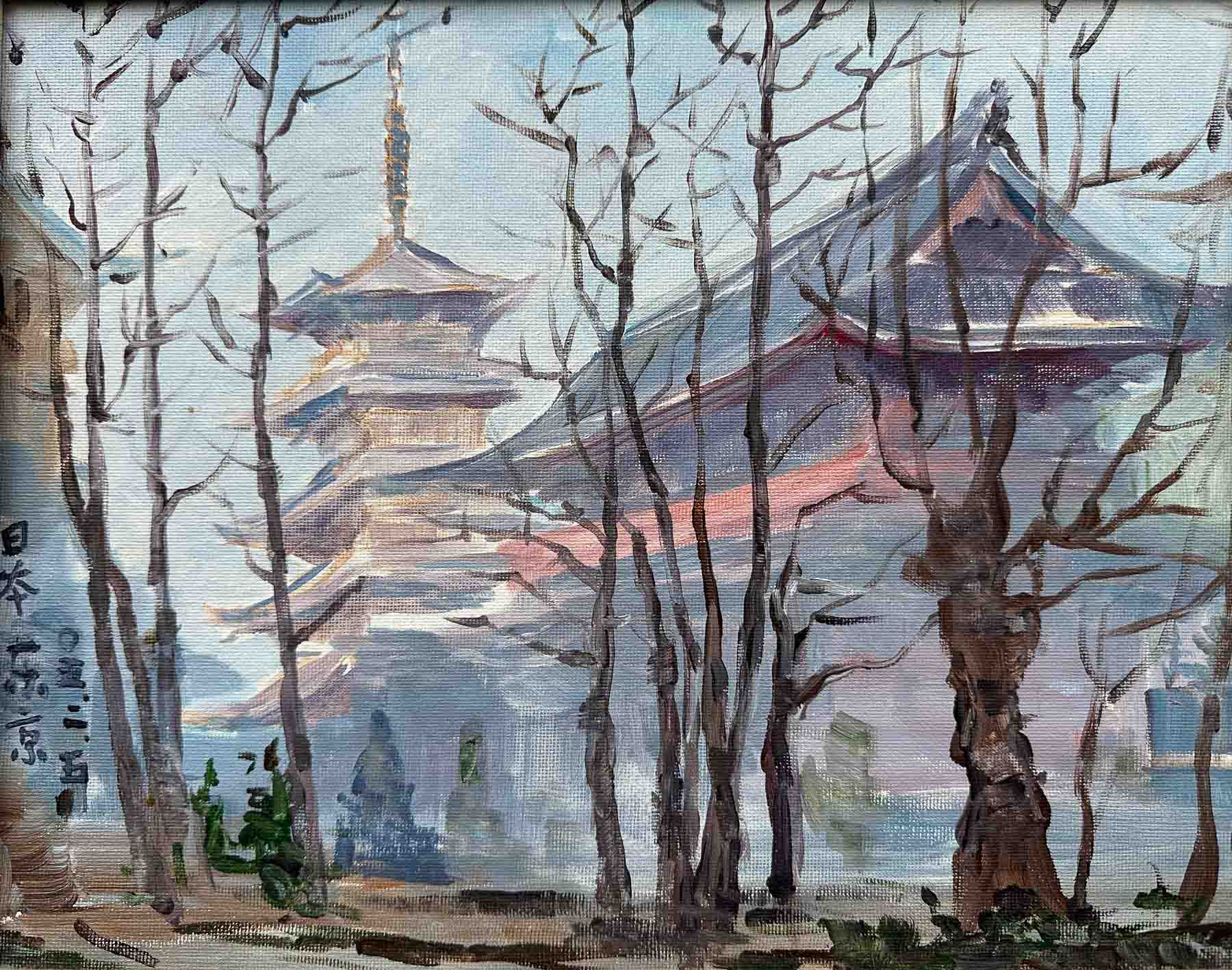 Trees of Asakusa, Tokyo / 东京雷门的树