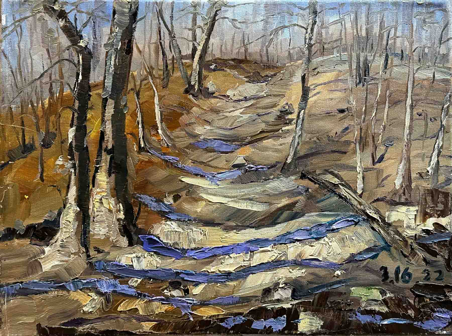 Mountain Road and Tree Shadow / 山路和树影