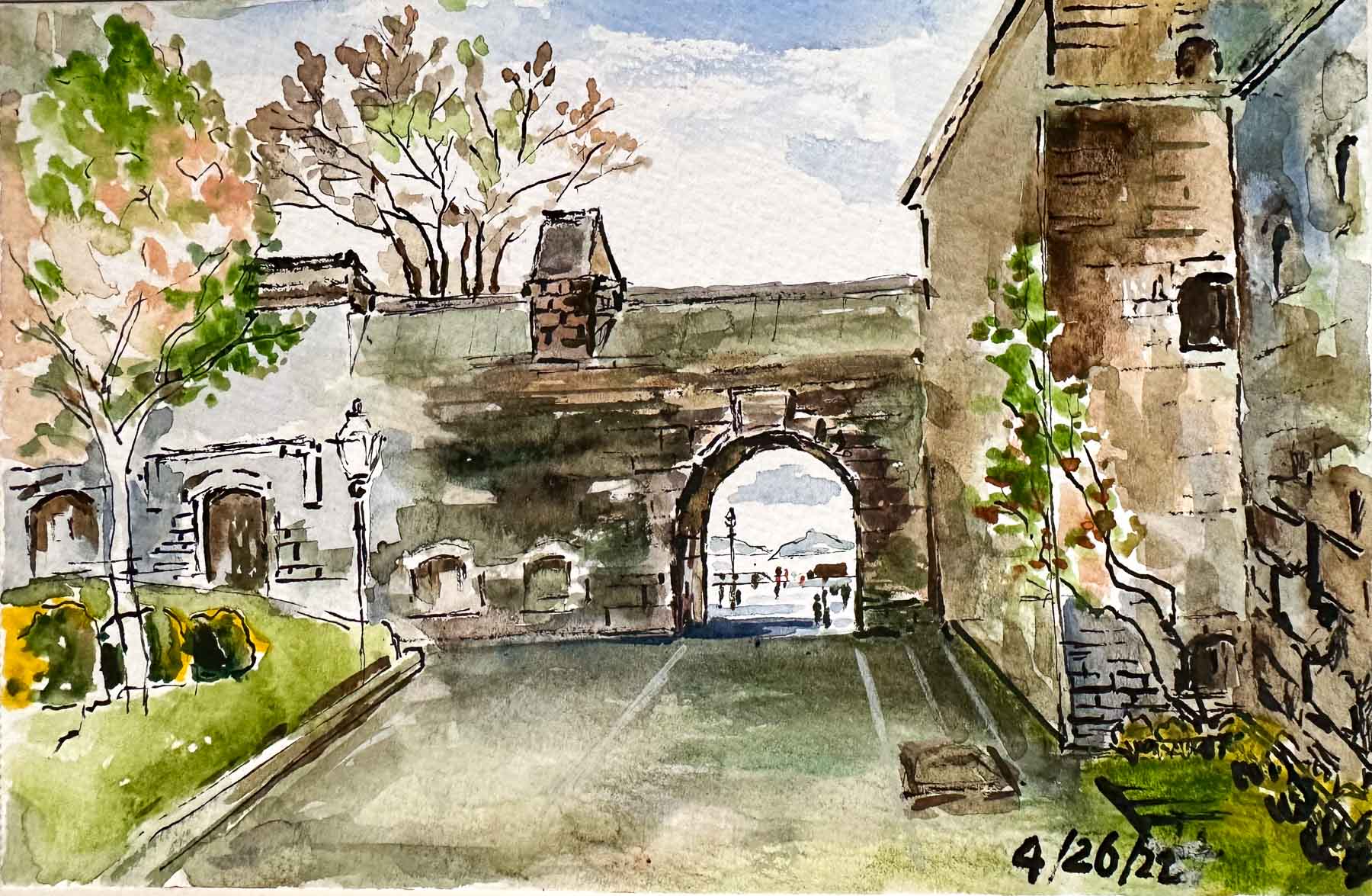 A Corner of SUNY Maritime College, NY / 纽约州立大学海事学院