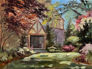 House in the Spring / 春色掩映下的门庭