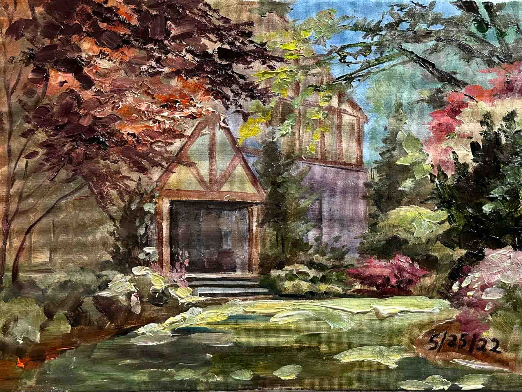 House in the Spring / 春色掩映下的门庭