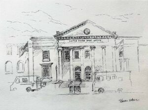 Building of Flushing Post Office, NY / 纽约法拉盛邮局