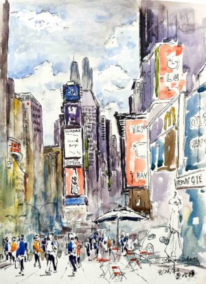Scene of Time Square, NY / 纽约时代广场