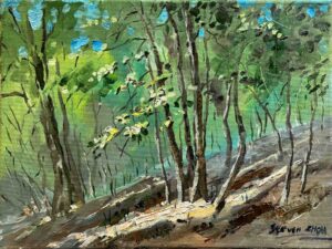 Woods on the Slope / 斜坡上的树林