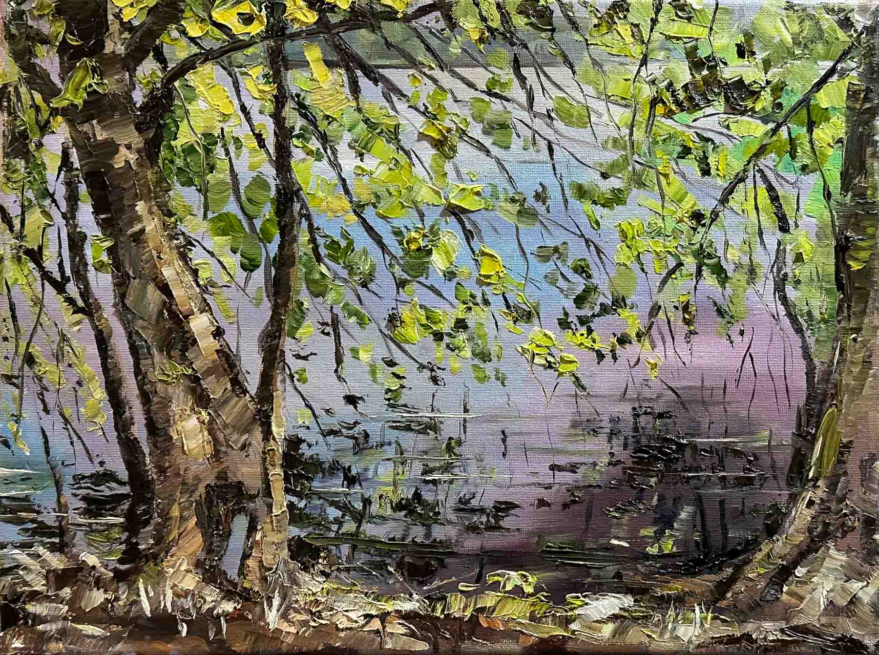 Lakeside Weeping Leaves / 湖畔垂叶