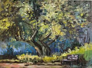 Apple Tree and Bench / 苹果树与长椅