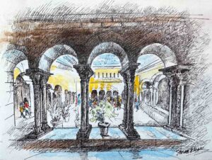 Walking in The Met Cloisters, NY / 纽约修道院博物馆