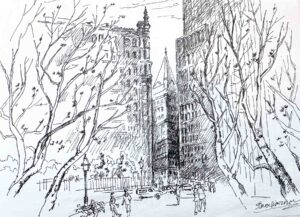 City Walk in Manhattan, NY -1 / 纽约曼哈顿街景-1