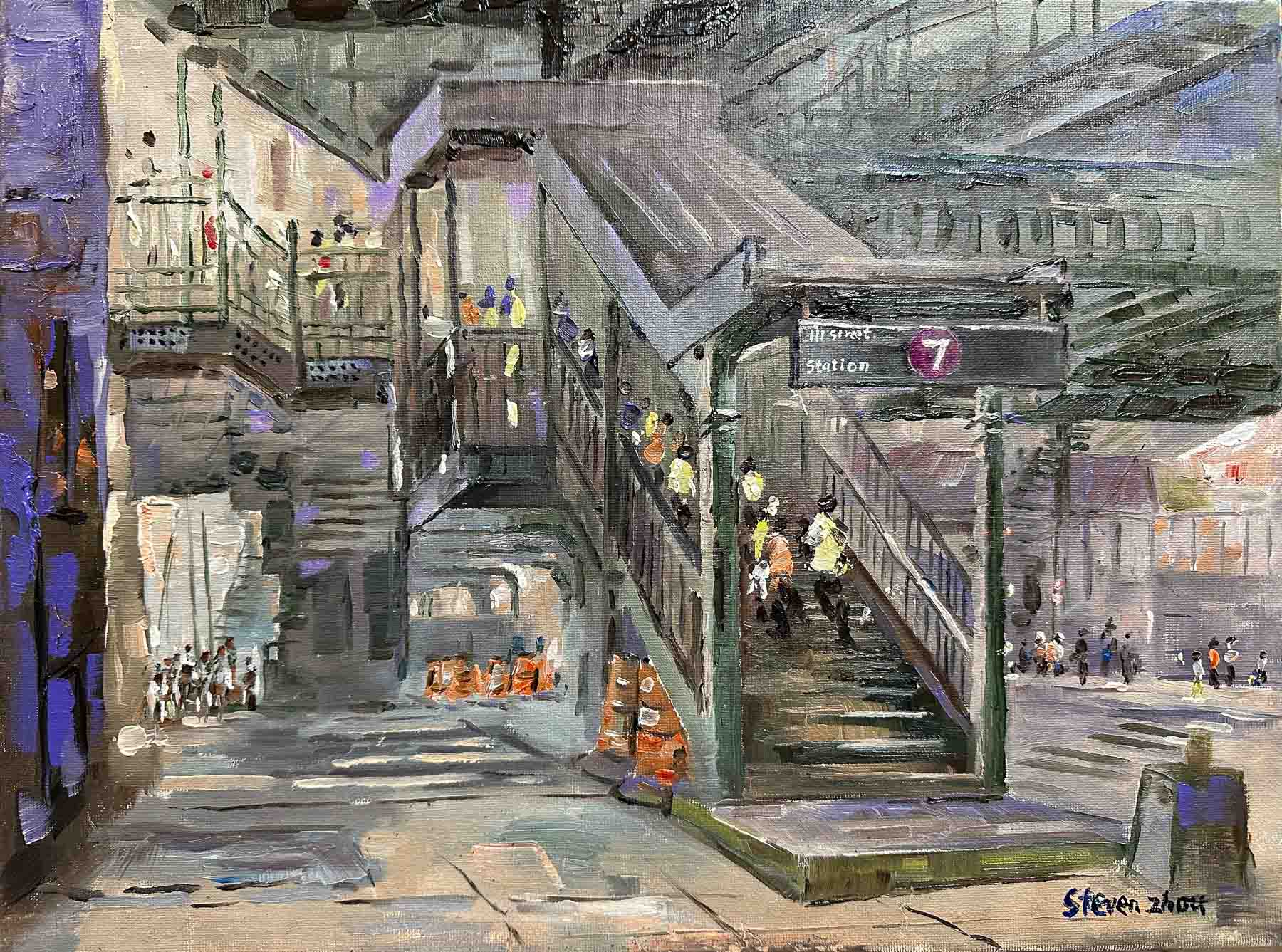 Subway Station on 111 Street / 111街地铁站