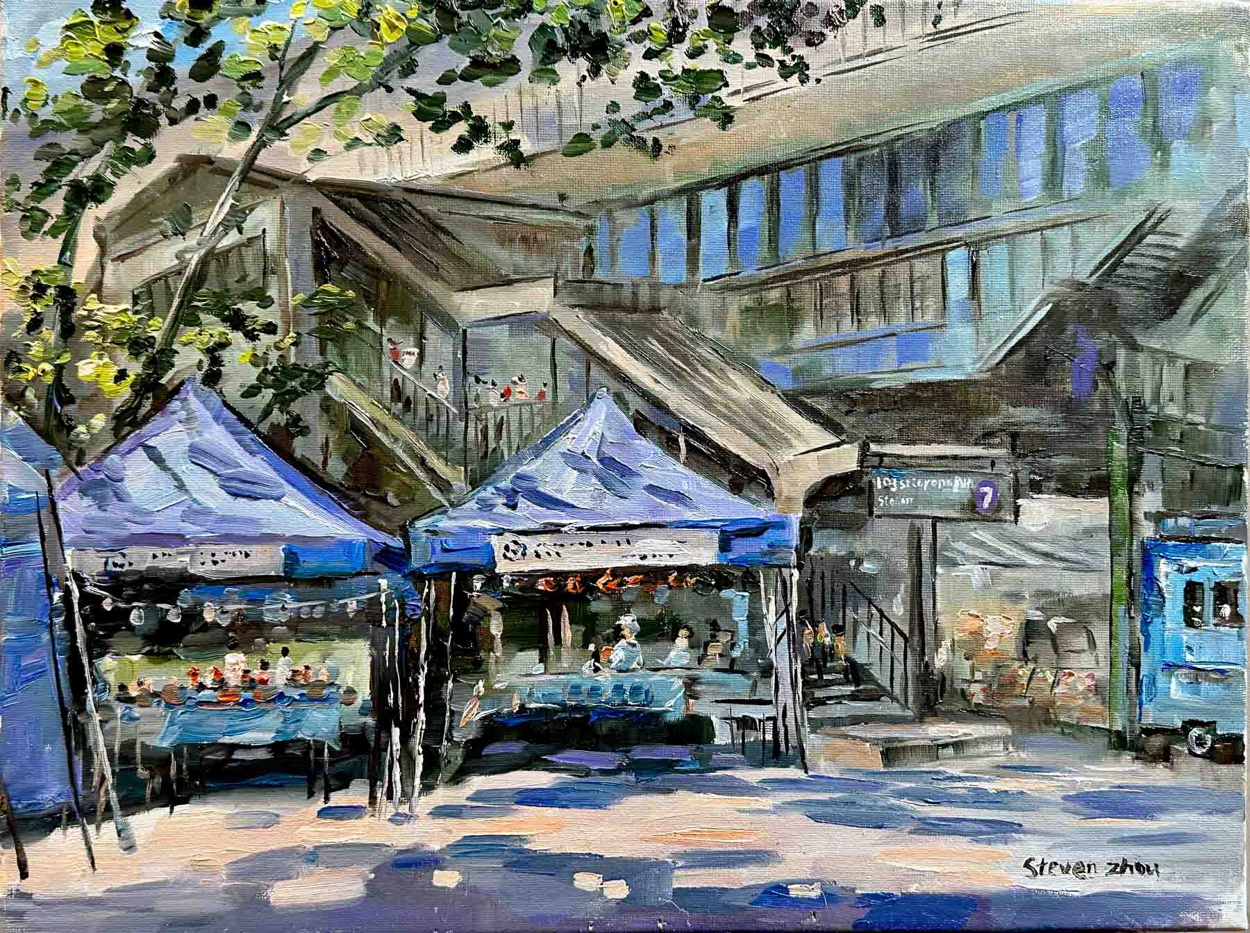 Subway Station on 103 Street / 103街地铁站