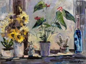 Potted Plants on Windowsill / 窗台上的盆栽