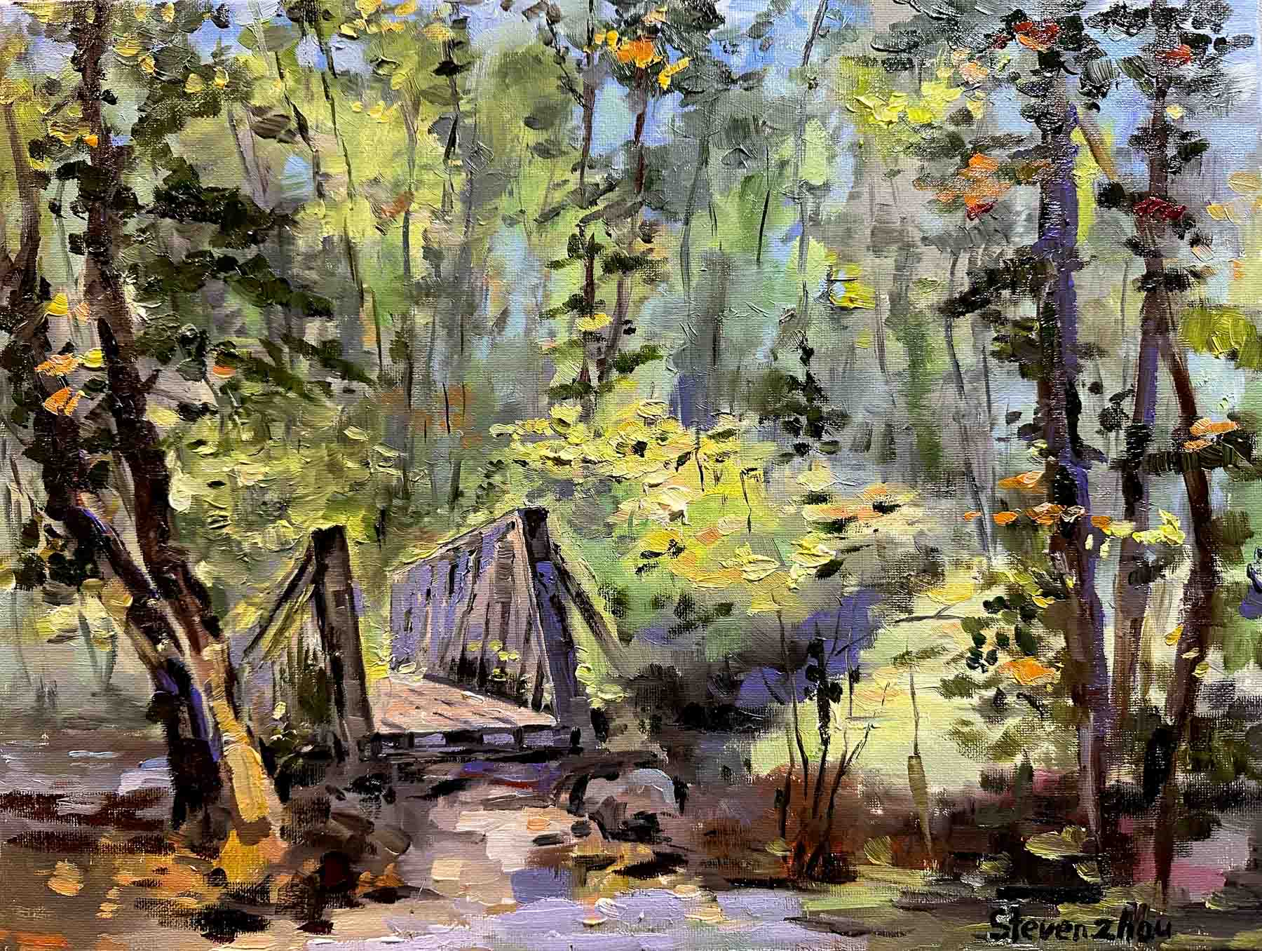 Little Bridge in the Park / 公园里的小桥