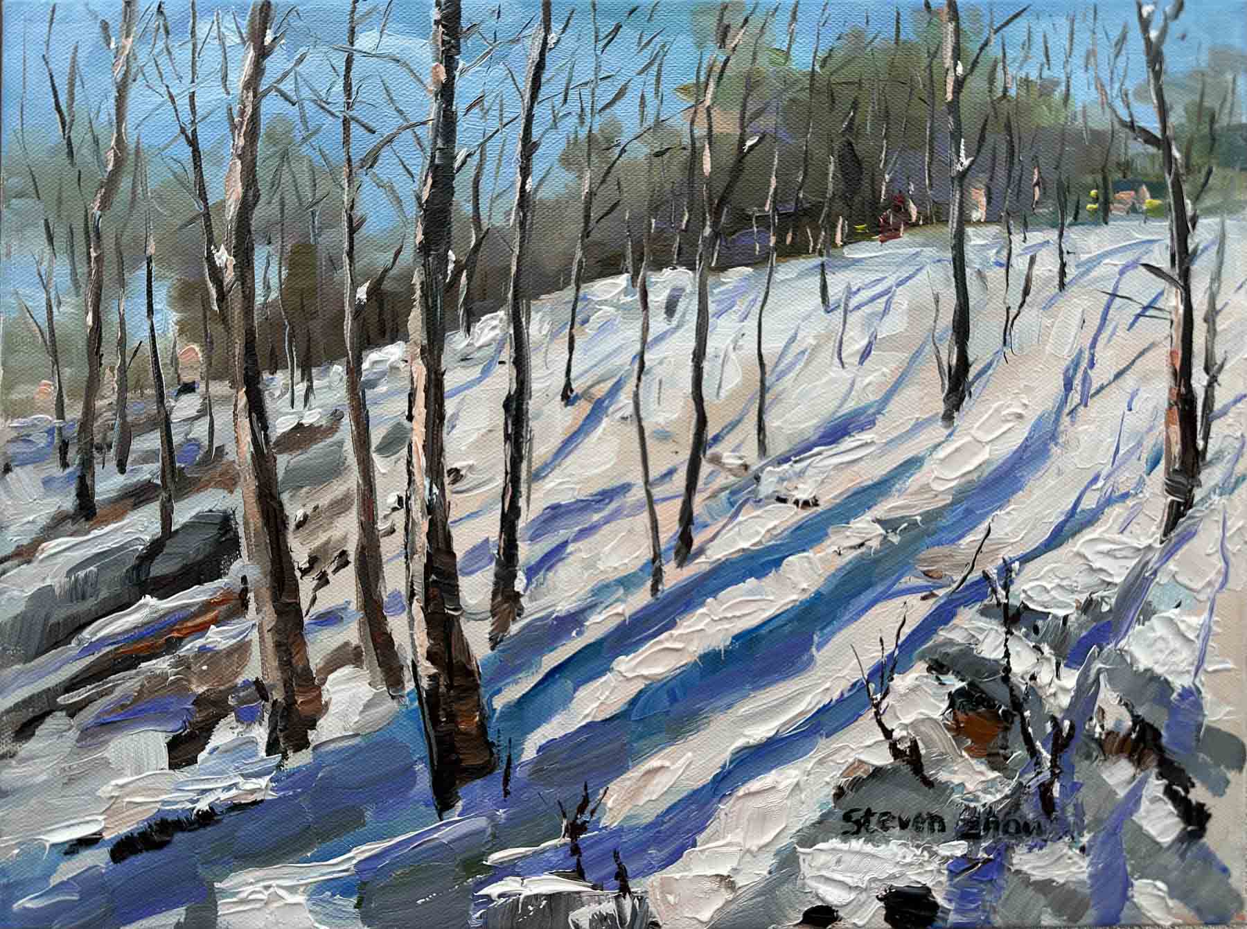 Snow Woods-1 / 树林雪景-1