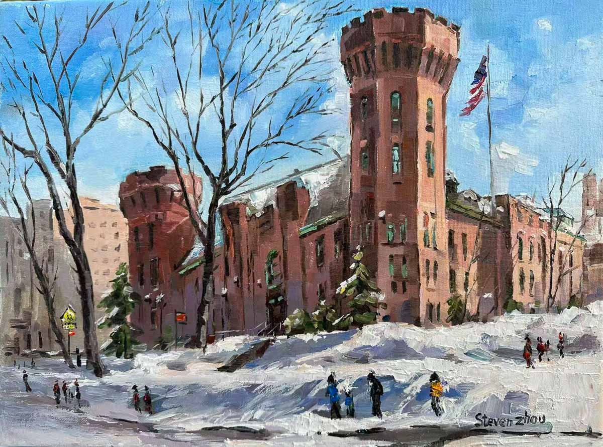 Flushing Landmark Series -Flushing Armory (former) / 原法拉盛军械仓库